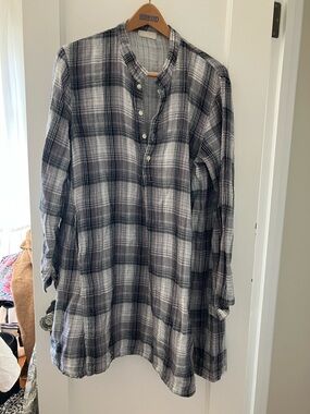 CP Shades cotton flannel tunic or dress